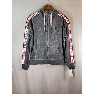 Tommy Hilfiger Sport Women's Active Velour Zip-Up Hoodie XS New
